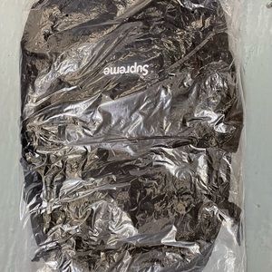 Supreme black backpack "fw20" new with tags and original packaging